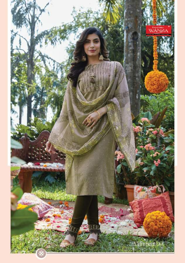 Wanna Manmeet Fancy Ethnic Wear Kurti With Bottom And Dupatta Latest Collection